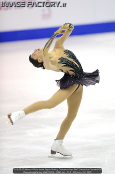 2013-03-02 Milano - World Junior Figure Skating Championships 9447 Samantha Cesario USA